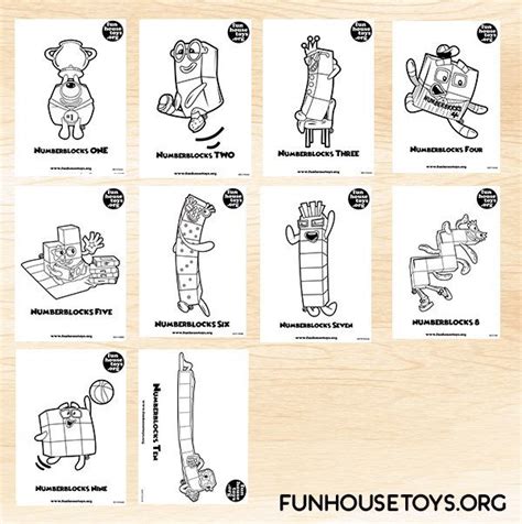 Are there any numberblocks coloring pages for kids? FUN HOUSE TOYS | Numberblocks | Coloring pages, Coloring ...