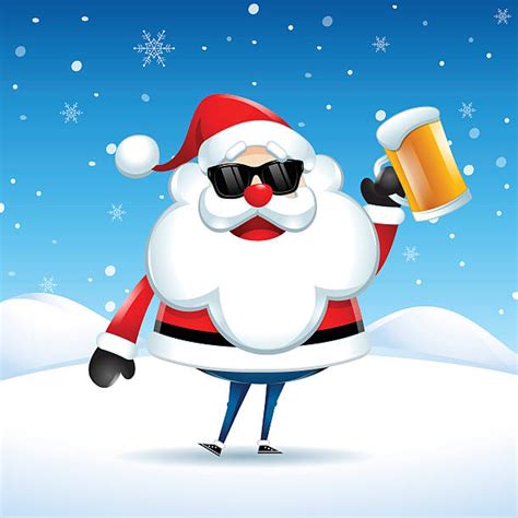 Drunk Santa Illustrations Royalty Free Vector Graphics And Clip Art Istock