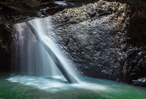 Under Water Cave With Falls During Daytime Hd Wallpaper Wallpaper Flare