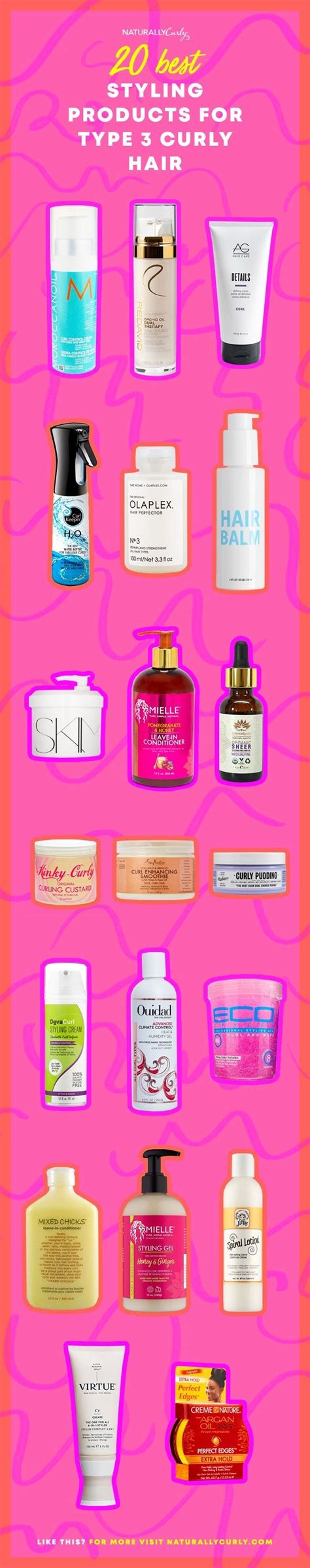 Best Curl Products For Type 3 Hair