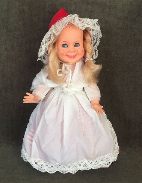 Rare Vintage Blonde Freckle Face Ratti Doll 12 Italy Mattel Creepy