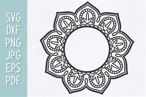 Download Monogram Mandala SVG