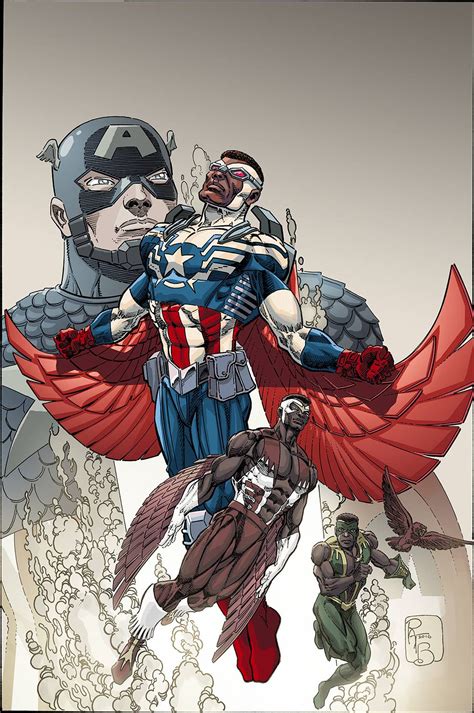 Sam Wilson Captain America Comic Art Preview Captain America Sam