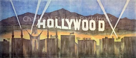 Hollywood Backdrop For Rent By Charles H Stewart