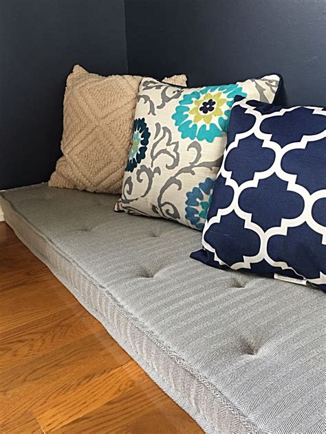 Using old sweaters to make super cute pillow covers. Custom Bench cushions - Window seat cushion - French ...