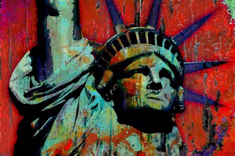 Statue Of Liberty Impactees Streetwear Artworks Painting Art