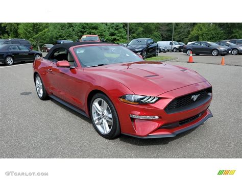 Rapid Red Metallic 2021 Ford Mustang Ecoboost Premium Convertible