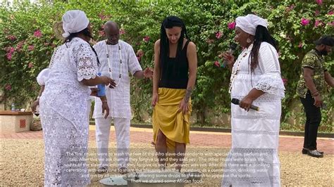 Slave Trade Forgiveness Ceremony In Ouidah Benin Youtube
