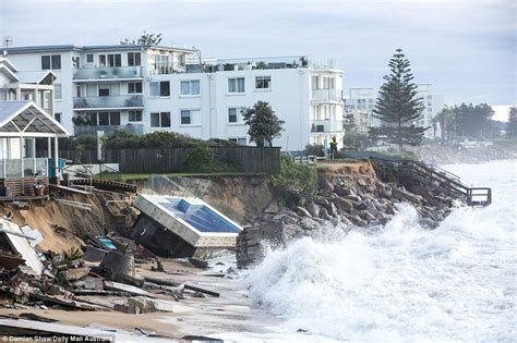 Sydney Storm Drone Footage Shows Collaroy Damage On Sunday Daily Mail