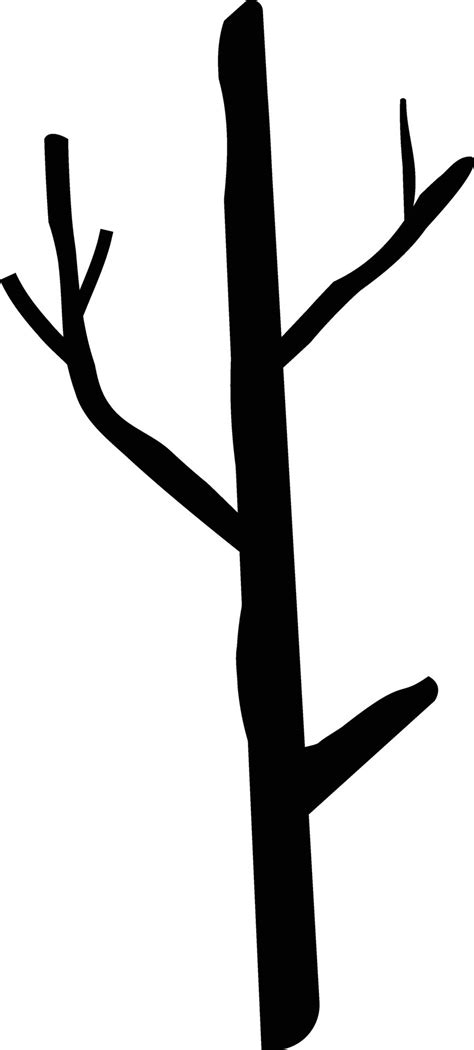 árbol ramas icono negro de un desnudo árbol signo desnudo arboles