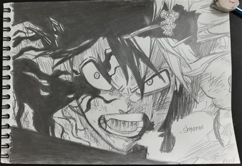 Asta Drawing I Did Cause I Love This Form Rblackclover