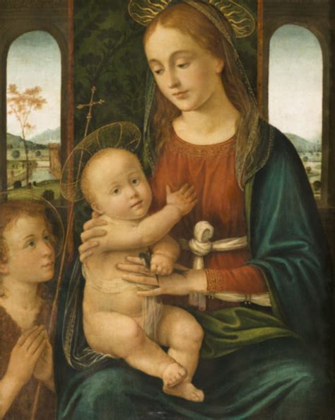 En Detail La Vierge Et L Enfant Avec Saint Jean Baptiste Biagio D
