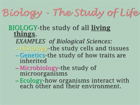 Ppt The Science Of Life Powerpoint Presentation Free Download Id