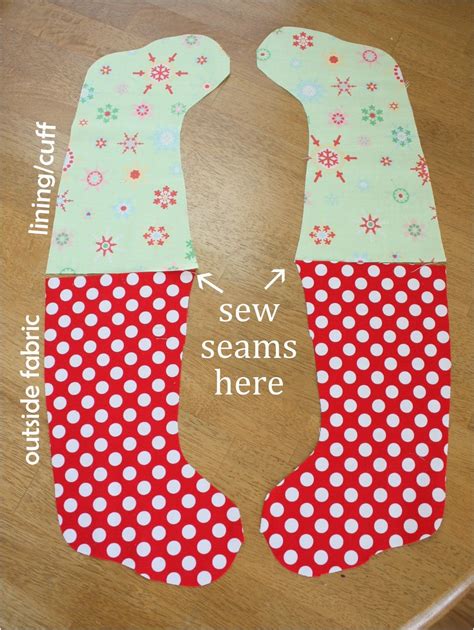 Free Sewing Pattern Christmas Stocking Want To Sew A Fully Lined Easy To Make Christmas