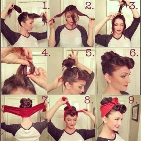 Https://tommynaija.com/hairstyle/i Love Lucy Hairstyle With Bandana