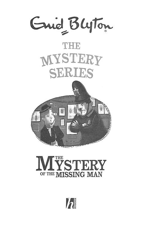 The Mystery Of The Missing Man Enid Blyton 9781444961140 Blackwells