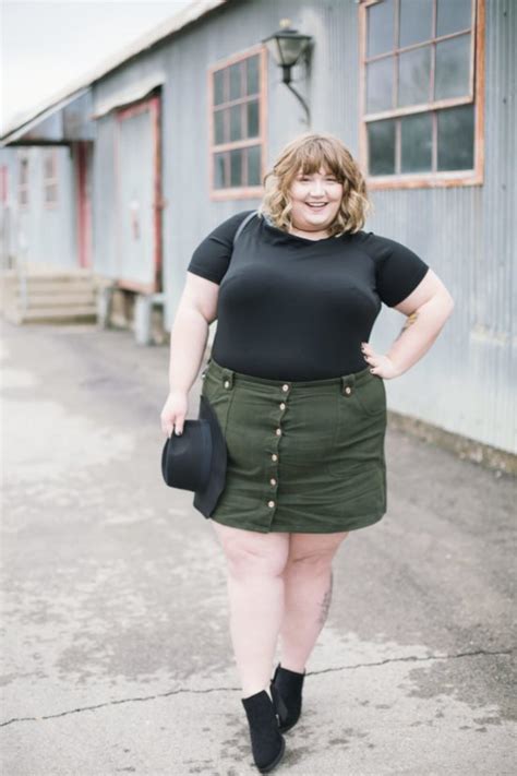 Plus Size Mini Skirts Maximum Style Fat Girl Flow