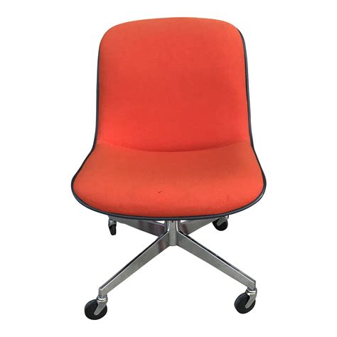 Get the best deals on steelcase office chairs. 1970s Vintage Steelcase for Knoll Orange Office Chair ...