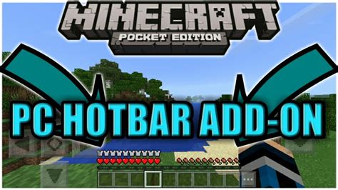 Pc Hotbar Addon In Minecraft Pocket Edition Youtube