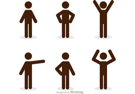 Stick Figure Icons Pack 84579 Vector Art At Vecteezy