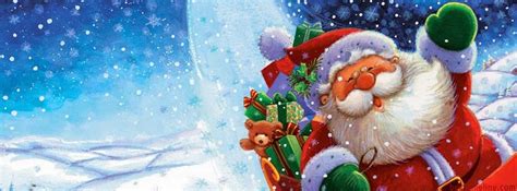 Funny Santa Christmas Timeline Cover Best Timeline Covers