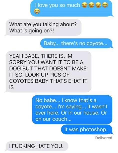 Wife Pranks Husband Into Thinking She Adopted A Coyote He Freaks Out Hilariously Elite Readers
