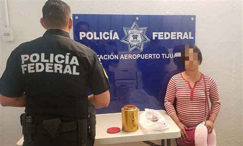 Detienen A China Con Droga En Aeropuerto De Tijuana