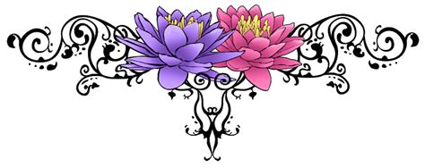 Free Flower Tattoo PNG Transparent Images, Download Free Flower Tattoo