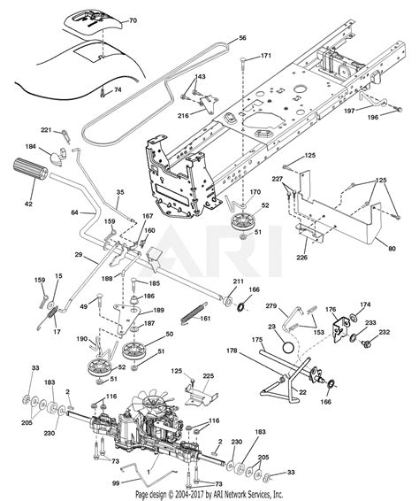 Ariens 936053 960460026 02 46 Hydro Tractor Parts Diagram For Drive