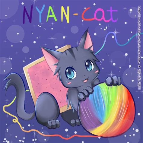 Pin De Jere Gonzalez En Nyan Cat Gatos Kawaii Dibujos Kawaii