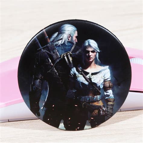 Fffpin 58cm Badge Metal Brooch Video Pc Steam Game Witcher Geralt
