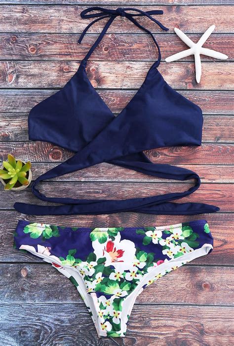 This Bathing Suit Features Refreshing Tiny Floral Print