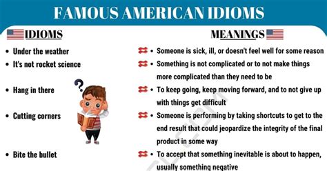80 Popular American Idioms You Need To Know • 7esl
