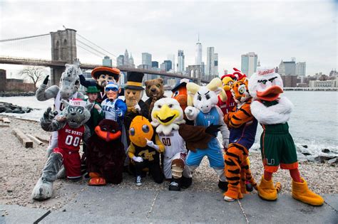 How The Acc Mascots Spent Their New York Vacation Every Day Should Be