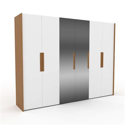 Dressing - Chêne/Miroir design armoire penderie pour chambre ou entrée ...
