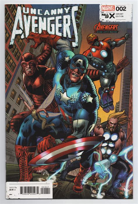 Uncanny Avengers 2 Bryan Hitch 60th Anniversary Variant Marvel 2023
