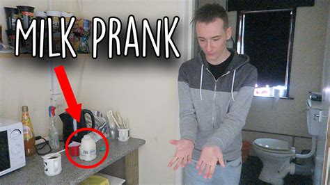The Milk Prank Zoneawesome Youtube