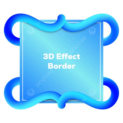 Abstract Border Clipart Png Images Abstract Smooth Fluid 3d Effect
