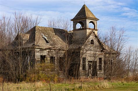 Old Schoolhouse Stock Photo Download Image Now Abandoned Antique