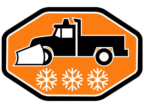 Snow Plow Truck With Snowflake 13251907 Png