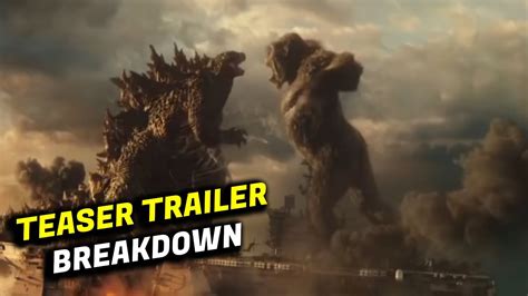 Godzilla Vs Kong Teaser Trailer Breakdown Youtube