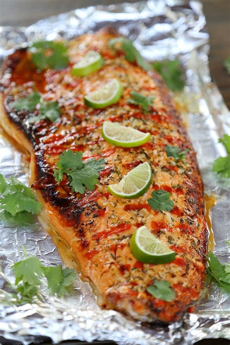 Switch up the citrus and try out limes or oranges! Honey Cilantro Lime Salmon in Foil - The Comfort of Cooking