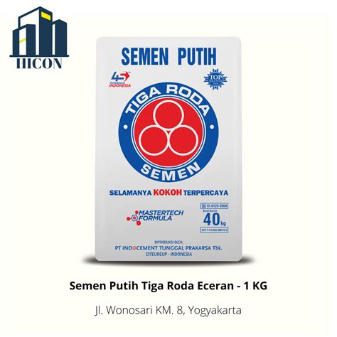 Jual Semen Putih Tiga Roda Eceran 1 KG Shopee Indonesia