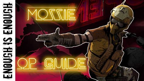 Mozzie Operator Guide Tips And Tricks Rainbow Six Siege Ubisoft Help
