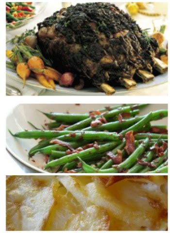 All entrees are prepared by our chef daily in our kitchen aboard the train. Menu For Prime Rib Dinner / Smoky Spice Garlic Prime Rib With Side Dish Recipes Too : When ...
