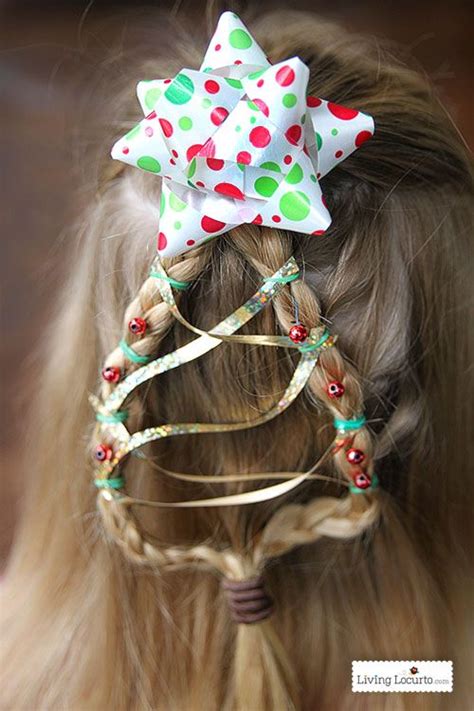 Christmas Tree Braid Cute Girls Hairstyle Pinterest