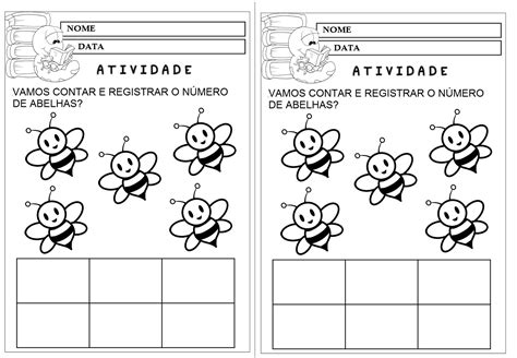 Educação Infantil Facil A Abelha Chocolateira E Atividades Com A Letra A