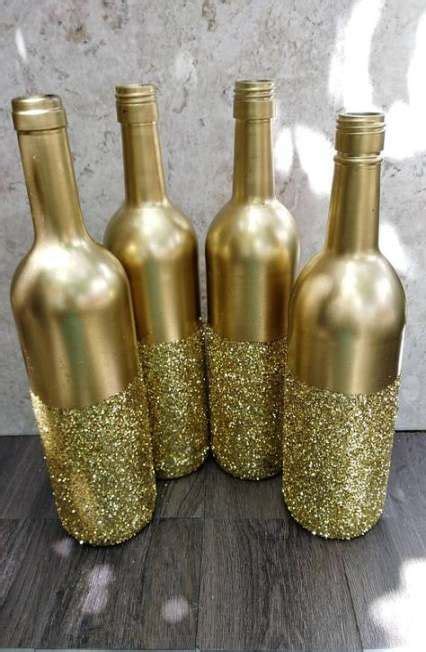 Super Painting Glass Gold Products 58 Ideas Glitter Wine Bottles Glitter Bottle Wine Bottle