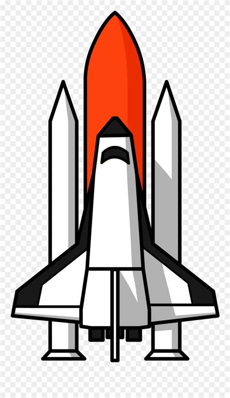 Nasa Spaceship Png Cohete Challenger Clipart 199673 Pinclipart