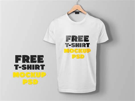 Free Realistic Fully Customizable T Shirt Mockup Creativebooster